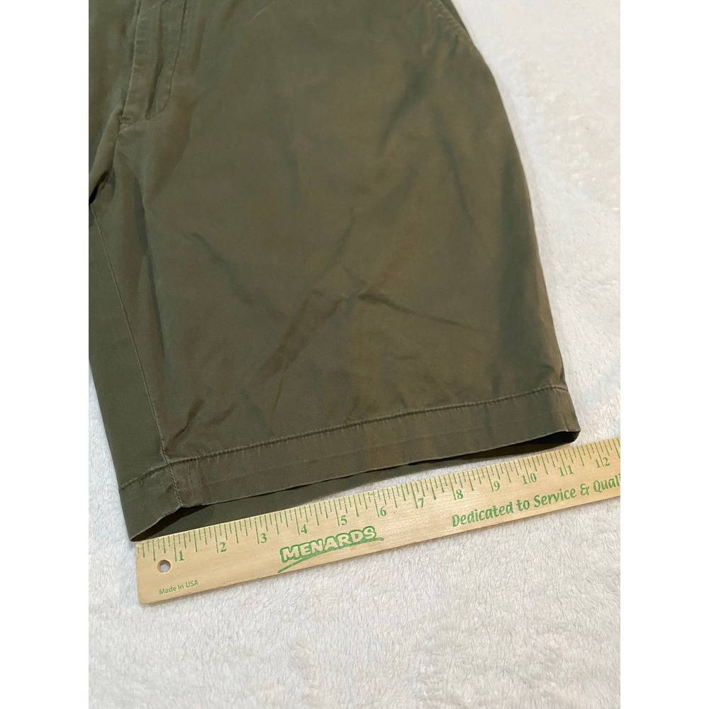 Polo Golf Ralph Lauren Mens 38 Olive Green Chino Shorts Cotton Flat Front - Picture 2 of 10